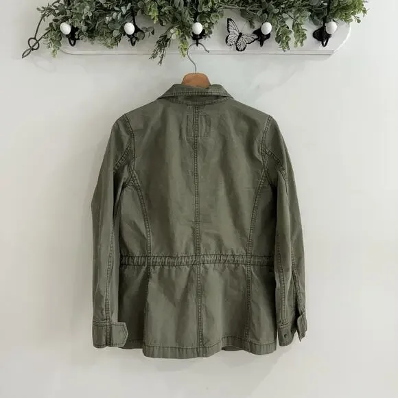 Madewell Fleet Jacket Green Full Zip Small - Picture 4 of 5